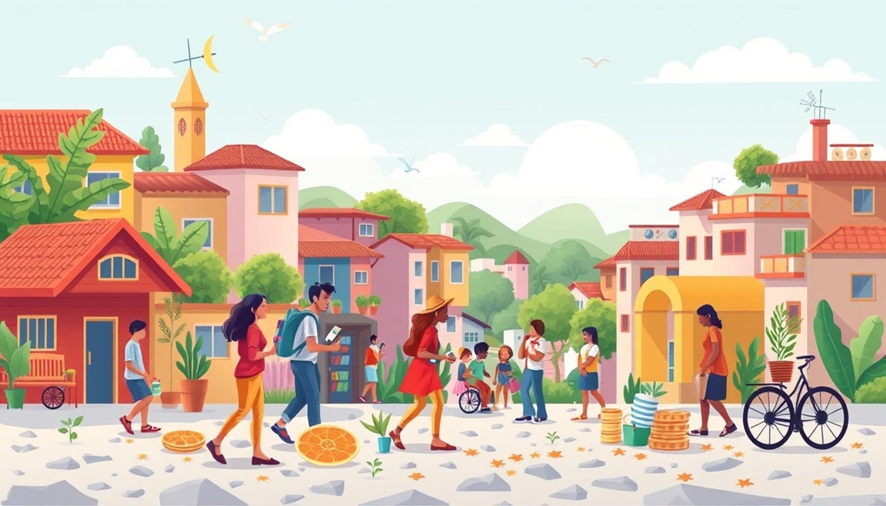 The role of local communities in promoting a balanced and healthy life