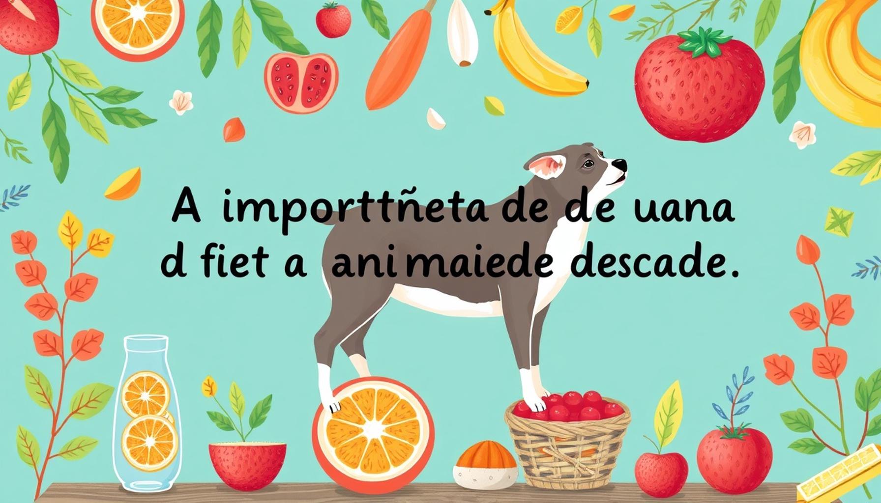 The Importance of a Balanced Diet in Pet Health